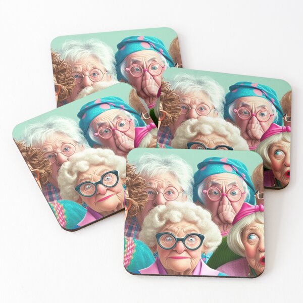 Item preview, Old Ladies designed and sold by Naomi Gutierrez Parrish.