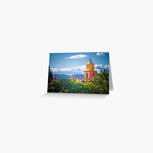 Le clocher de saint tropez Greeting Card