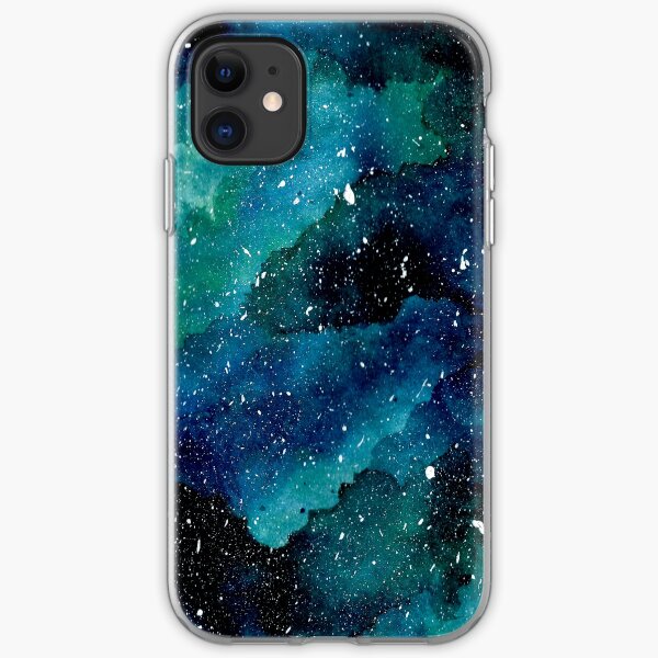 Emerald Galaxy iPhone Soft Case