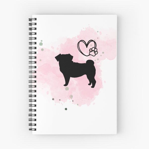 Item preview, Pink Splash Pug. Splash Pug designed and sold by Doggymadness.