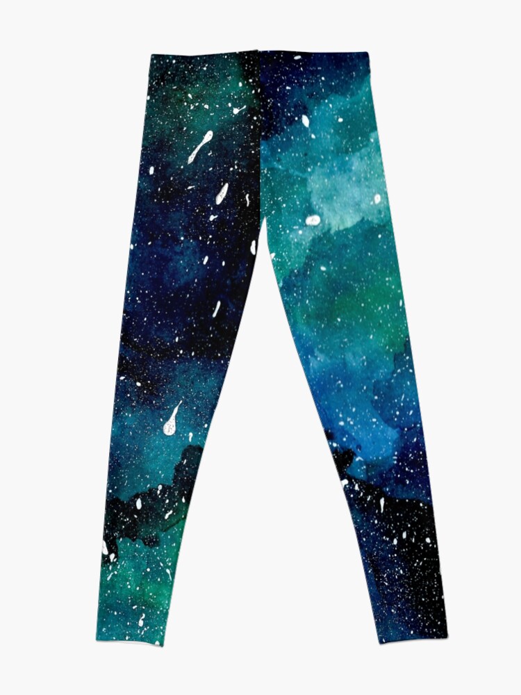 Alternate view of Emerald Galaxy Leggings