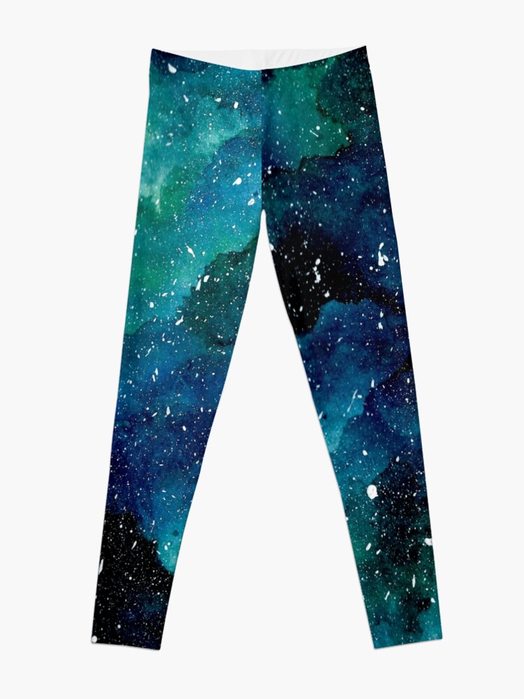 Alternate view of Emerald Galaxy Leggings