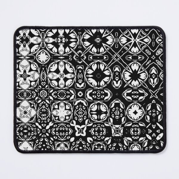 Item preview, Metamorphosis Medallion Pattern Black and White designed and sold by Marymarice.