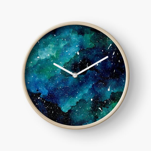 Galaxia esmeralda Reloj