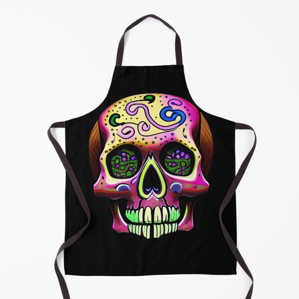 Item preview, CINCO DE MAYO STYLE FESTIVE COLORFUL SKULL designed and sold by DanaMire.
