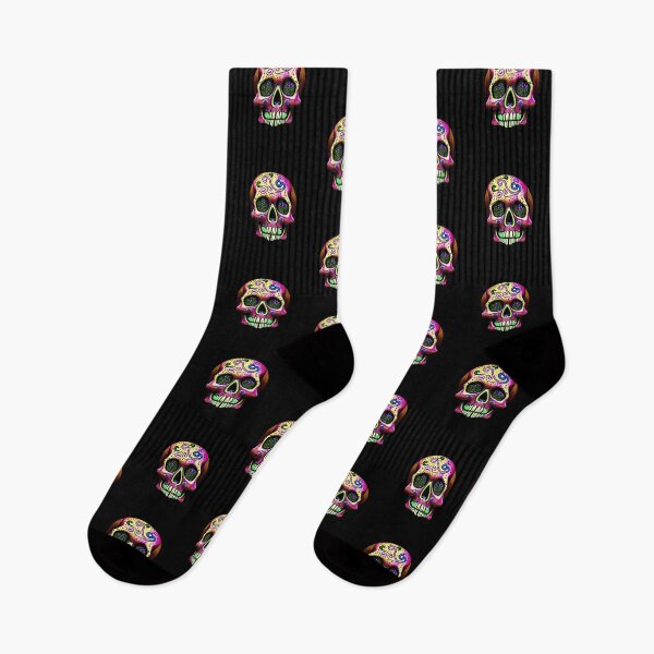 Item preview, CINCO DE MAYO STYLE FESTIVE COLORFUL SKULL  designed and sold by DanaMire.