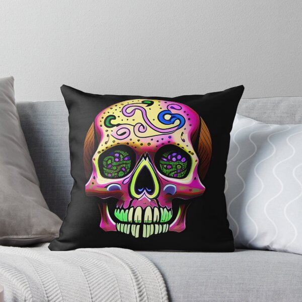 Item preview, CINCO DE MAYO STYLE FESTIVE COLORFUL SKULL  designed and sold by DanaMire.