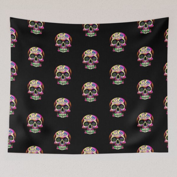 Item preview, CINCO DE MAYO STYLE FESTIVE COLORFUL SKULL  designed and sold by DanaMire.