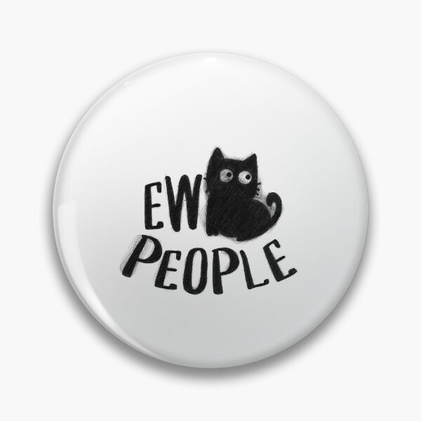 Artikelvorschau, schwarzes Katzen-Shirt, Ew People, lustige Frauen, miauende Katzenliebhaber, Ew People, Ew People Katze, Haarkatzen-Grafikstil, Ew People Katzenliebhaber, Ew People introvertiert entworfen und verkauft von RedArtsDesign.