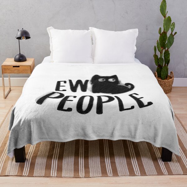 Item preview, black cat shirt ew people funny womens meowy cat lovers, ew people, ew people cat, hair cat graphic style, ew people cat lover, ew people introvert designed and sold by RedArtsDesign.