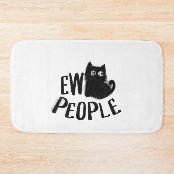 Item preview, black cat shirt ew people funny womens meowy cat lovers, ew people, ew people cat, hair cat graphic style, ew people cat lover, ew people introvert designed and sold by RedArtsDesign.