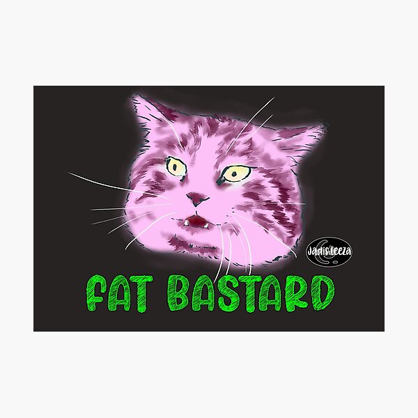 Fat Cat Fishing Poster for Sale by Jellinat