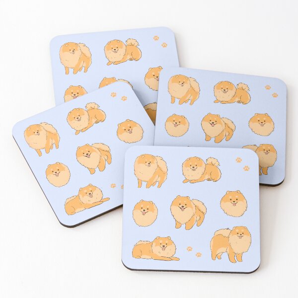 Item preview, Cute Pomeranian pack - a cute pomeranian dog illustration  designed and sold by Yarafantasyart.