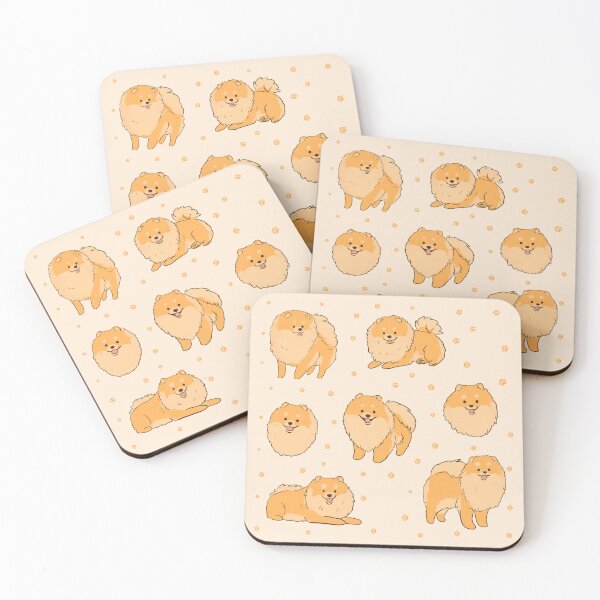 Item preview, Cute Pomeranian pack - a cute pomeranian dog illustration  designed and sold by Yarafantasyart.