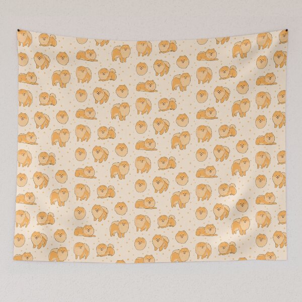 Item preview, Cute Pomeranian pack - a cute pomeranian dog illustration  designed and sold by Yarafantasyart.