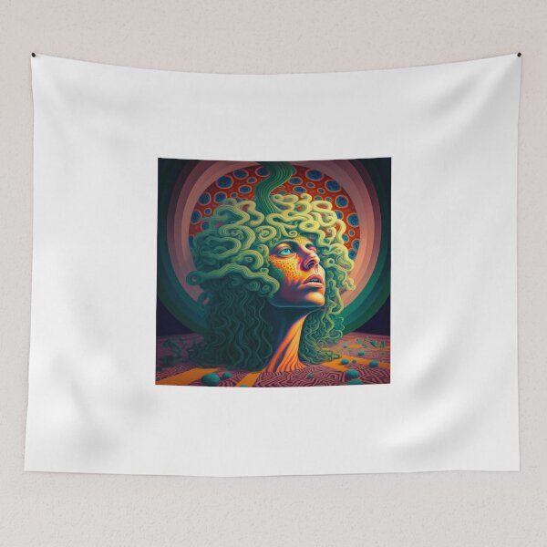 Item preview, Psychedelic Medusa designed and sold by lokirick.