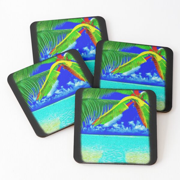 Item preview, Tropical Island Art - Beach Of The Day designed and sold by Sun Sand & Sea Art.
