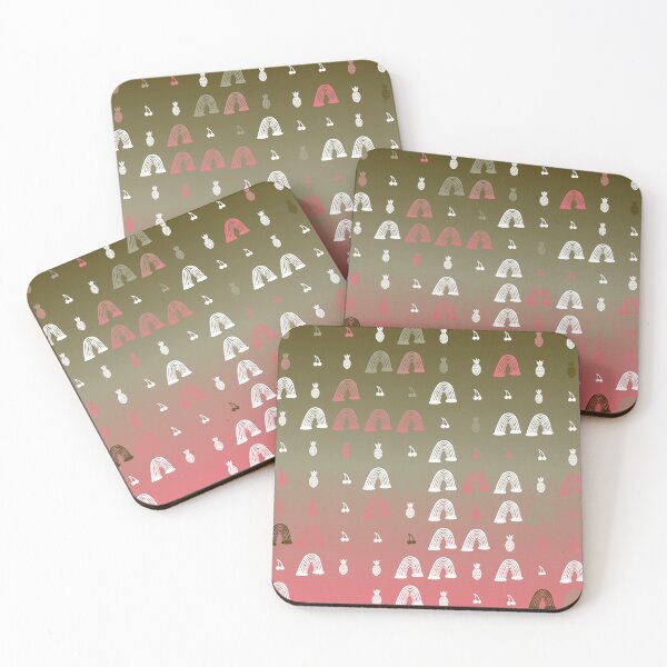 Item preview, Urban Landscape Bronze Olive in the Skies of Light Carmine Pink and Light Carmine Pink designed and sold by TechsQuickArt.