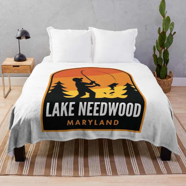 Item preview, Lake Needwood Maryland Fishing designed and sold by HalpinDesign.