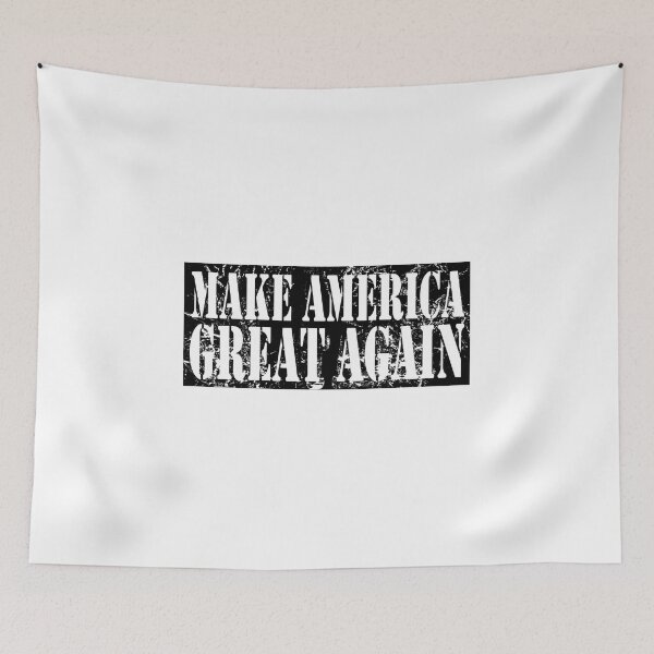 Item preview, Make America Great Again distressed design in white designed and sold by Manoroma.