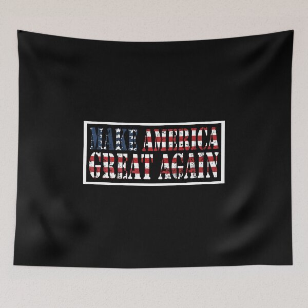 Item preview, Make America Great Again distressed design with American Flag designed and sold by Manoroma.