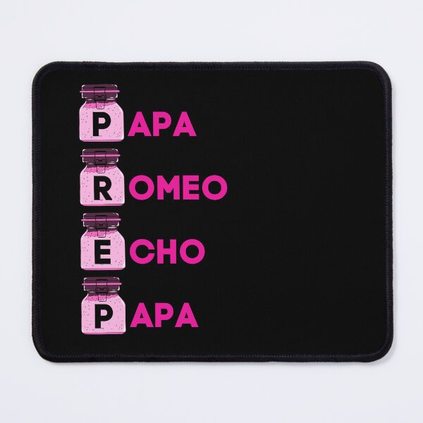 Item preview, Pink Phonetic Alphabet PAPA ROMEO ECHO PAPA Prep - Prepper designed and sold by ALesterDesign.