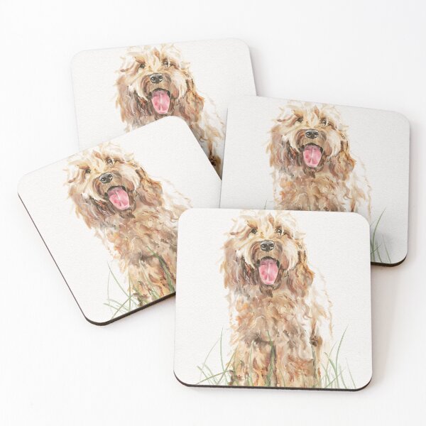 Item preview, Cockapoo Watercolor Painting designed and sold by polybas.