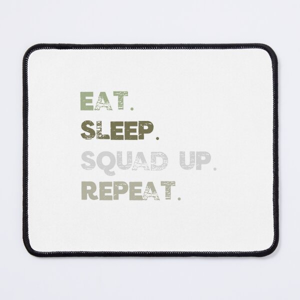 Artikelvorschau, Lustiger Eat Sleep Squad Up Repeat Gamer Live Streamer entworfen und verkauft von gillys.