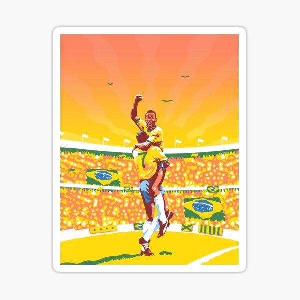 Pelé Home Of Football Sticker For Sale By Temaikiqa Redbubble