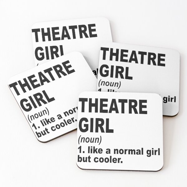 Item preview, theatre Girl Like A Normal Girl But Cooler,theatre Lovers Gift designed and sold by Dogs Geeky⭐⭐⭐⭐⭐.