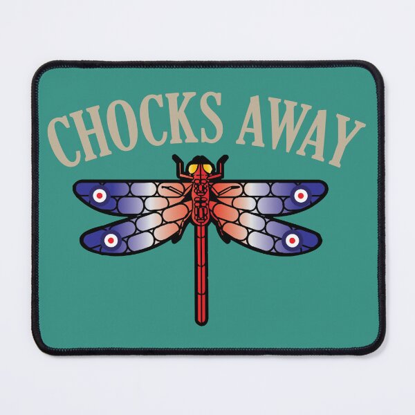 Item preview, Chocks way! Dragonfly with air force wing markings designed and sold by KoandZo.