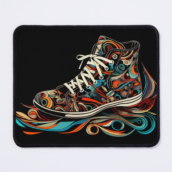 Item preview, Voka art, Artistic painting, bright colored sneakers designed and sold by NadiiaSemyroz.