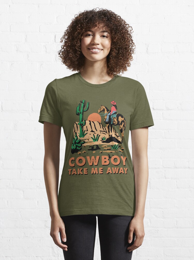 Cowboy Take Me Away Western Sublimation' Essential T-Shirt for Sale by  udhop