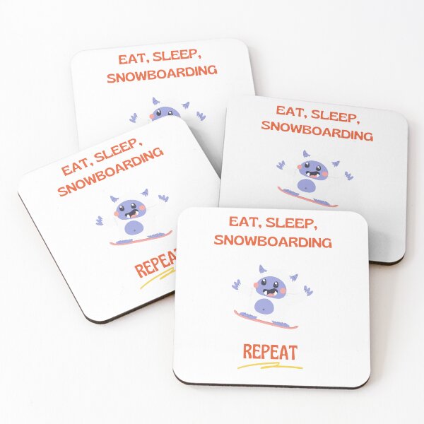 Item preview, eat sleep and snowboarding beast designed and sold by GwagyArt.