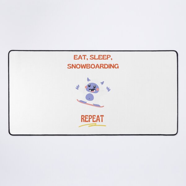 Item preview, eat sleep and snowboarding beast designed and sold by GwagyArt.