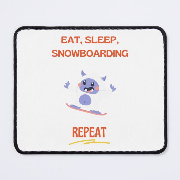 Item preview, eat sleep and snowboarding beast designed and sold by GwagyArt.