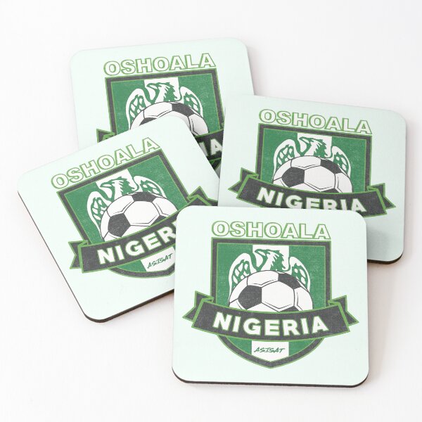 Item preview, Asisat Oshoala Nigeria Soccer Crest designed and sold by Numero14.