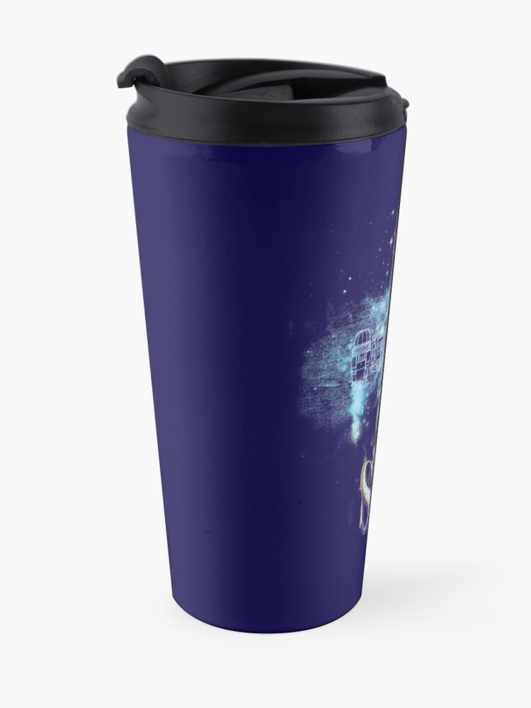 Alternate view of shiny space ship Travel Mug