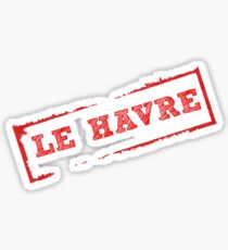 LE HAVRE stamp Sticker