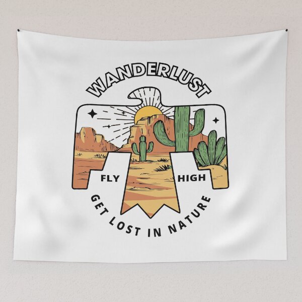 Item preview, Wanderlust Fly High Get Lost in Nature designed and sold by udhop.