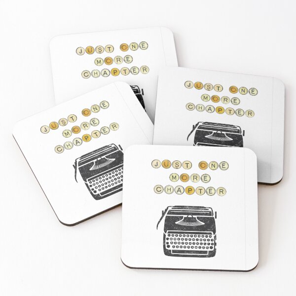 Item preview, Just One More Chapter - Writerly Inspiration - Typewriter Quote designed and sold by HeatherMoonArt.