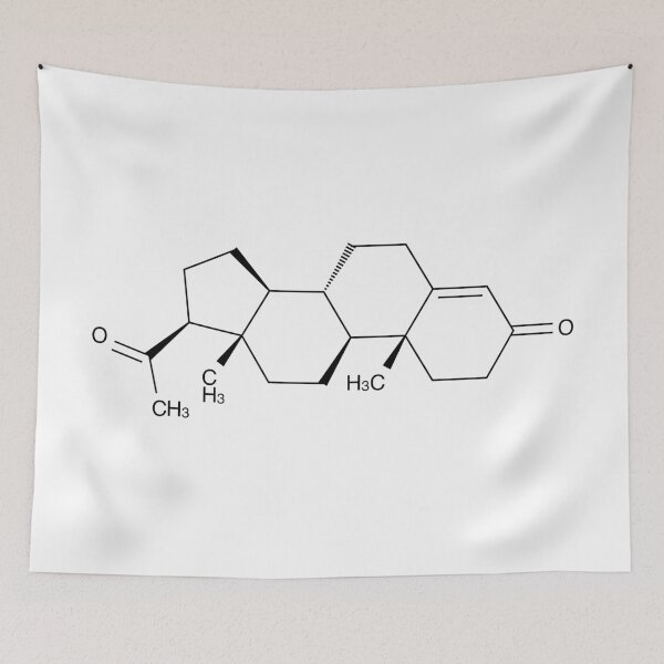Item preview, Progesterone Chemical Molecule Structure designed and sold by Girih.