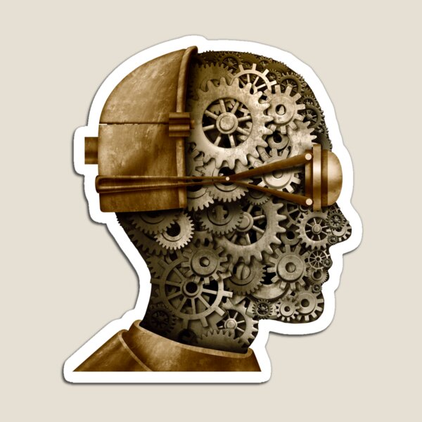 Steampunk Head Magnet
