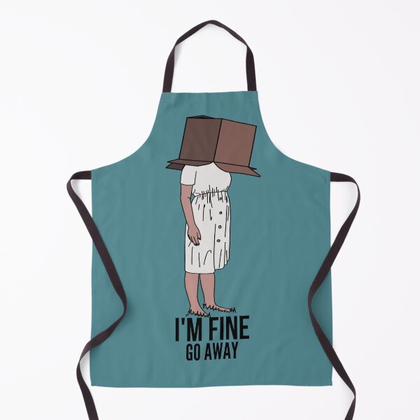 Item preview, Introvertic funny design a woman with a cardboard box on her head designed and sold by AEROSPACE-IND.