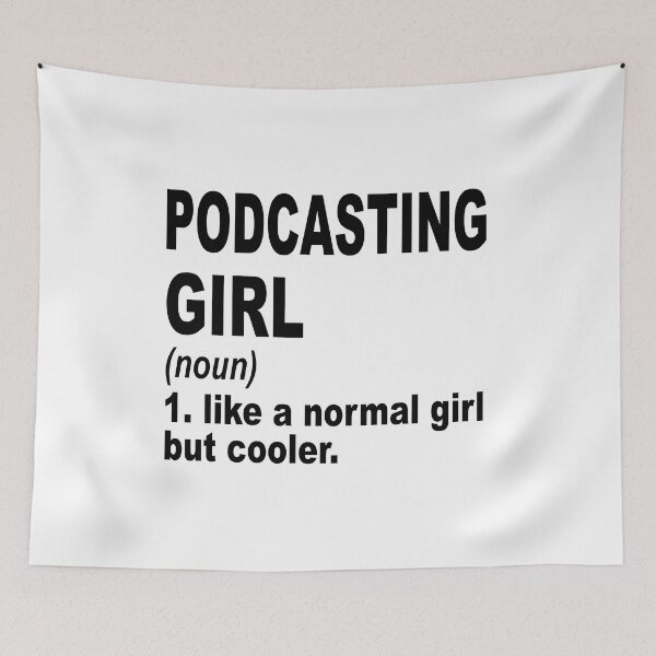 Item preview, Podcasting  Sister,Podcasting  girl like a normal girl but cooler designed and sold by Dogs Geeky⭐⭐⭐⭐⭐.