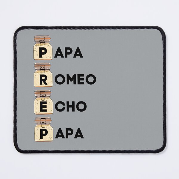 Item preview, Phonetic Alphabet PAPA ROMEO ECHO PAPA Prep - Canning designed and sold by ALesterDesign.