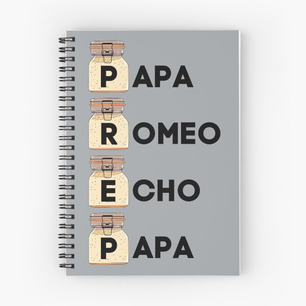 Item preview, Phonetic Alphabet PAPA ROMEO ECHO PAPA Prep - Canning designed and sold by ALesterDesign.