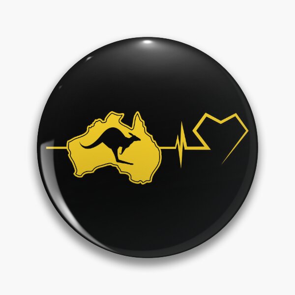 Item preview, Australia G'Day Mate - Heart Beats Kangaroo Map Of Australia cute Kangaroo designed and sold by Colors nature.