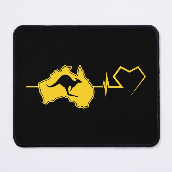 Item preview, Australia G'Day Mate - Heart Beats Kangaroo Map Of Australia cute Kangaroo designed and sold by Colors nature.