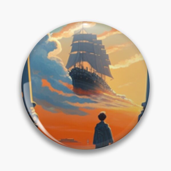 Item preview, Ship in the Sky designed and sold by Naomi Gutierrez Parrish.